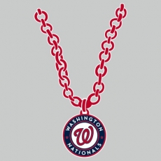 Washington Nationals Necklace logo custom vinyl decal