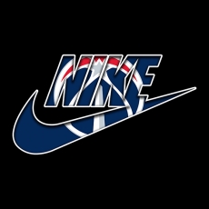 Washington Wizards Nike logo heat sticker