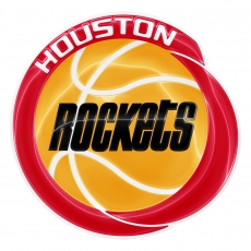 Houston Rockets Crystal Logo heat sticker