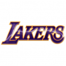 Los Angeles Lakers Crystal Logo heat sticker