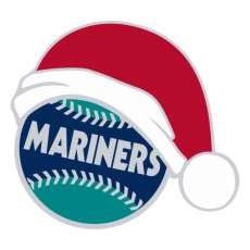 Seattle Mariners Baseball Christmas hat logo custom vinyl decal