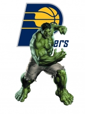 Indiana Pacers Hulk Logo heat sticker