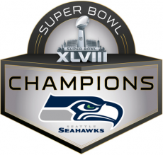 Seattle Seahawks 2013 Champion Logo 01 heat sticker