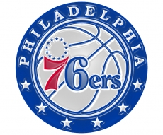 Philadelphia 47ers Plastic Effect Logo custom vinyl decal