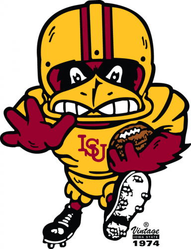 Iowa State Cyclones 1974-1983 Mascot Logo 02 custom vinyl decal