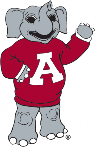 Alabama Crimson Tide 2000 Mascot Logo heat sticker