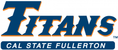 Cal State Fullerton Titans 1992-2009 Wordmark Logo 04 heat sticker