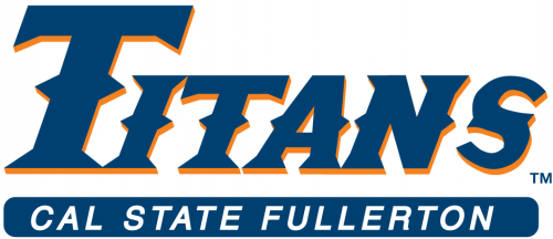 Cal State Fullerton Titans 1992-2009 Wordmark Logo 04 heat sticker