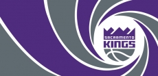 007 Sacramento Kings logo heat sticker