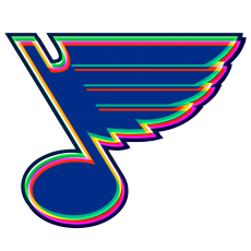 Phantom St. Louis Blues logo heat sticker