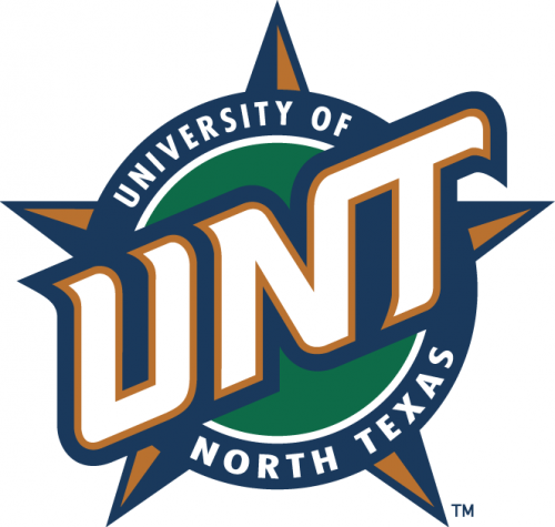 North Texas Mean Green 1995-2004 Secondary Logo 02 heat sticker