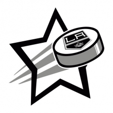 Los Angeles Kings Hockey Goal Star logo custom vinyl decal