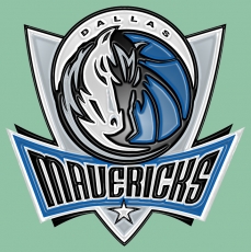 Dallas Mavericks Plastic Effect Logo heat sticker