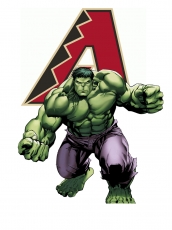 Arizona Diamondbacks Hulk Logo custom vinyl decal