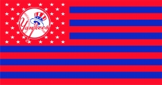 New York Yankees Flag001 logo custom vinyl decal