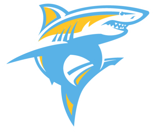 LIU Sharks Primary 2019-Pres Alternate Logo custom vinyl decal