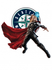 Seattle Mariners Thor Logo custom vinyl decal