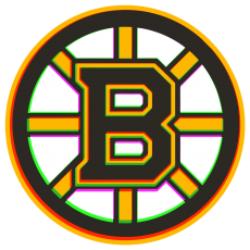 Phantom Boston Bruins logo heat sticker