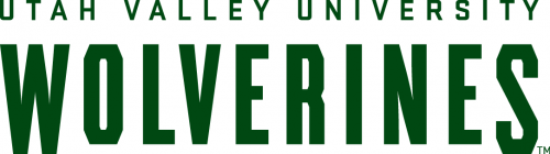 Utah Valley Wolverines 2012-Pres Wordmark Logo custom vinyl decal