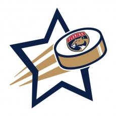 Florida Panthers Hockey Goal Star logo heat sticker