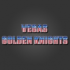 Vegas Golden Knights American Captain Logo custom vinyl decal