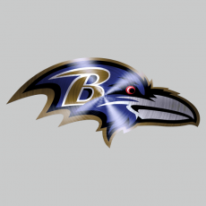 Baltimore Ravens Stainless steel logo custom vinyl decal