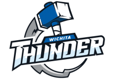 Wichita Thunder 2016 17-Pres Primary Logo custom vinyl decal