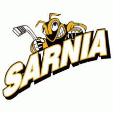 Sarnia Sting 1996 97-2005 06 Alternate Logo custom vinyl decal