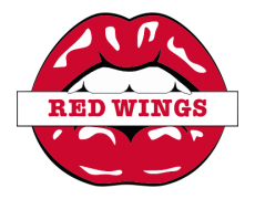 Detroit Red Wings Lips Logo heat sticker