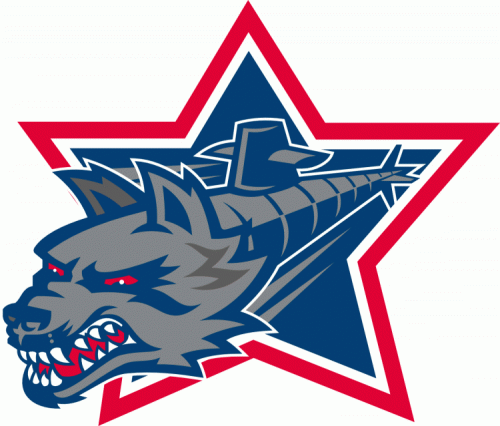 Hartford Wolf Pack 2013-Pres Secondary Logo custom vinyl decal