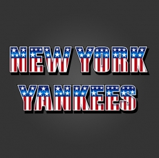 New York Yankees American Captain Logo custom vinyl decal