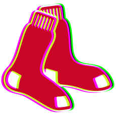 Phantom Boston Red Soxs logo heat sticker
