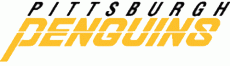 Pittsburgh Penguins 1992 93-2001 02 Wordmark Logo custom vinyl decal