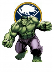 Buffalo Sabres Hulk Logo heat sticker