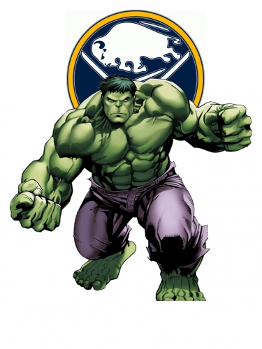 Buffalo Sabres Hulk Logo heat sticker