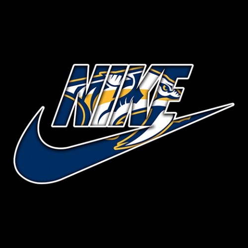 Nashville Predators Nike logo custom vinyl decal