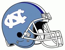 North Carolina Tar Heels 1988-1998 Helmet heat sticker