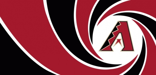 007 Arizona Diamondbacks logo heat sticker