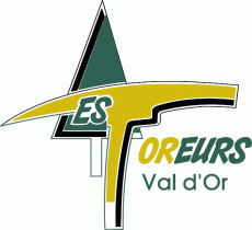 Val-d'Or Foreurs 1993 94-2004 05 Primary Logo heat sticker