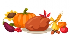 Thanksgiving Day Logo 39 custom vinyl decal