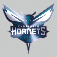 Charlotte Hornets Stainless steel logo custom vinyl decal