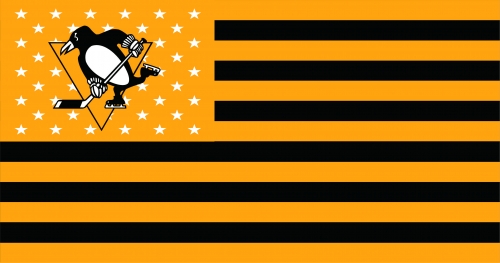 Pittsburgh Penguins Flag001 logo custom vinyl decal