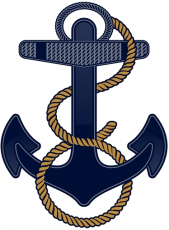 Navy Midshipmen 2012-Pres Alternate Logo custom vinyl decal