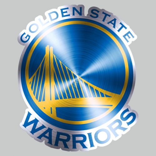 Golden State Warriors Stainless steel logo custom vinyl decal