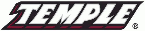 Temple Owls 1996-Pres Wordmark Logo 02 heat sticker