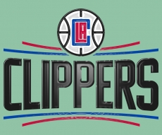 Los Angeles Clippers Plastic Effect Logo custom vinyl decal