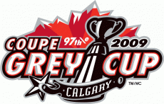 Grey Cup 2009 Primary Logo heat sticker
