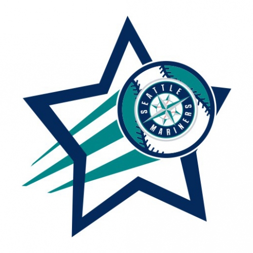 Seattle Mariners Baseball Goal Star logo custom vinyl decal