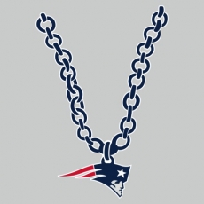 New England Patriots Necklace logo heat sticker