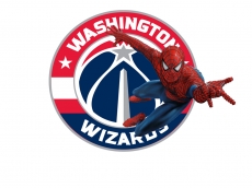 Washington Wizards Spider Man Logo heat sticker